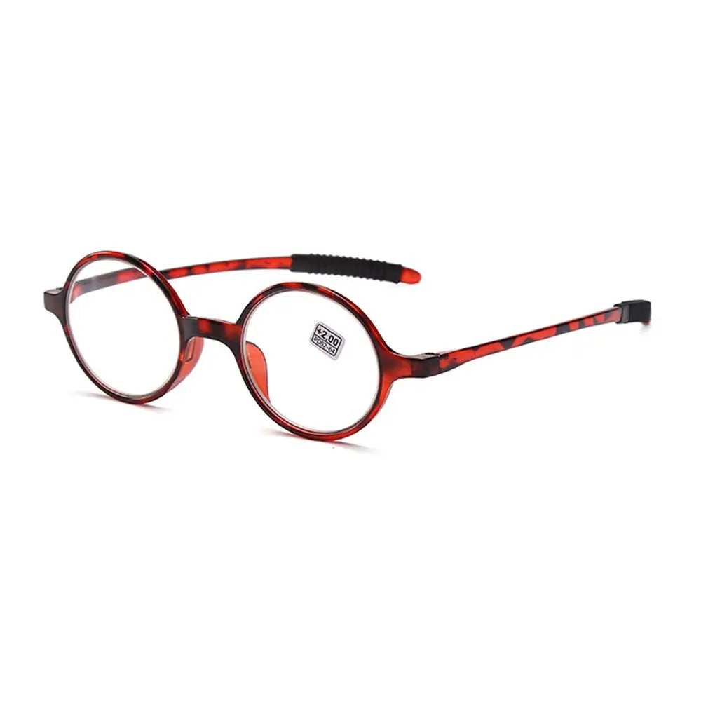 Lunettes de lecture vintage Léopard monture ronde-1