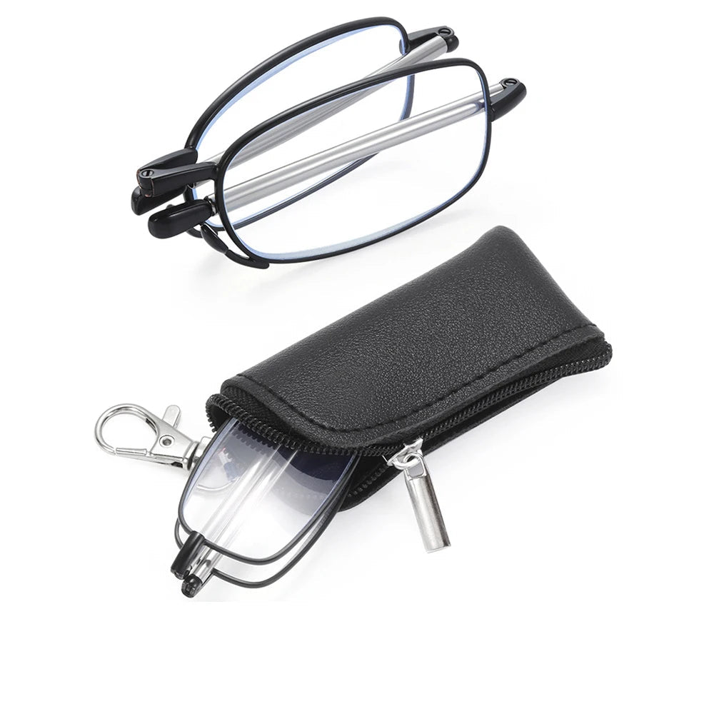 Lunettes grossissantes transportables étui souple noir-1