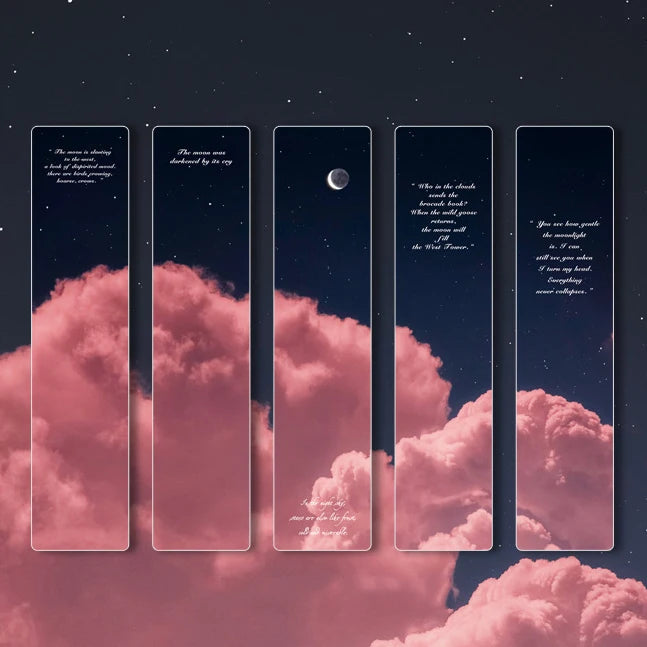 Marque page Astronomie Nuage rouge-1