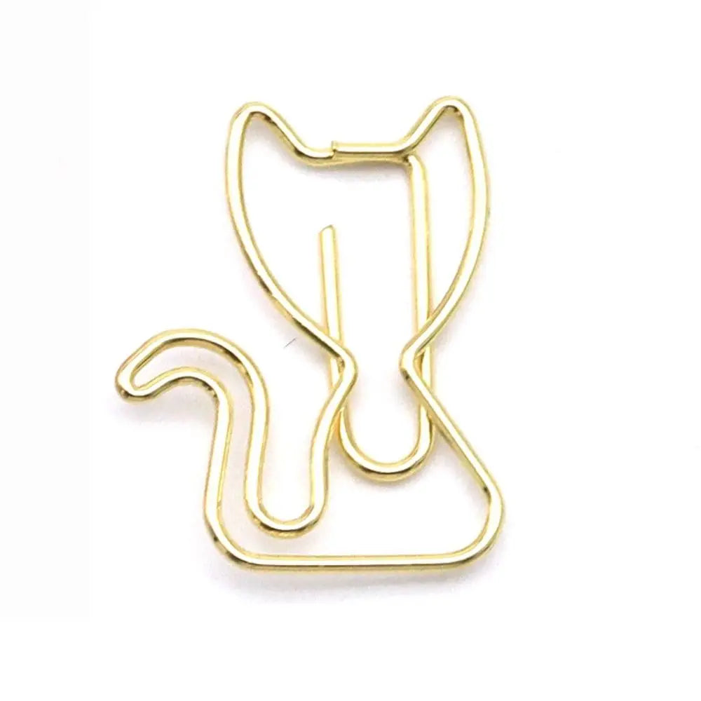 Marque page Chat Trombone dorée-1
