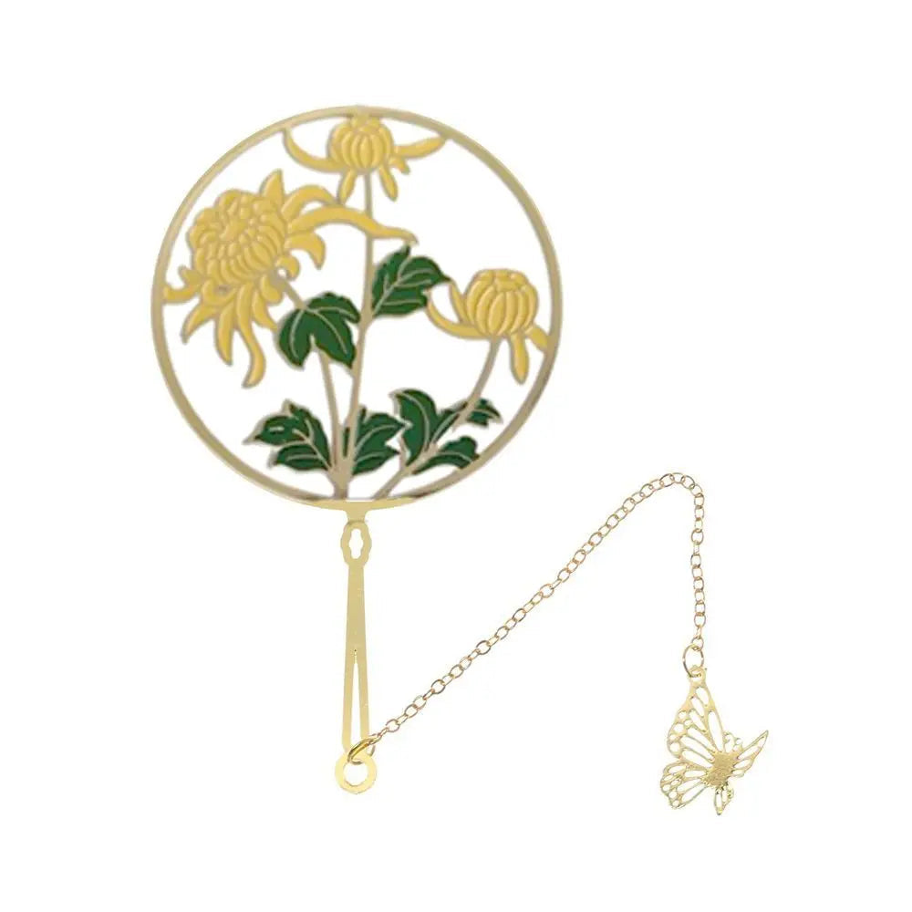 Marque page Fleurs Jaunes-1
