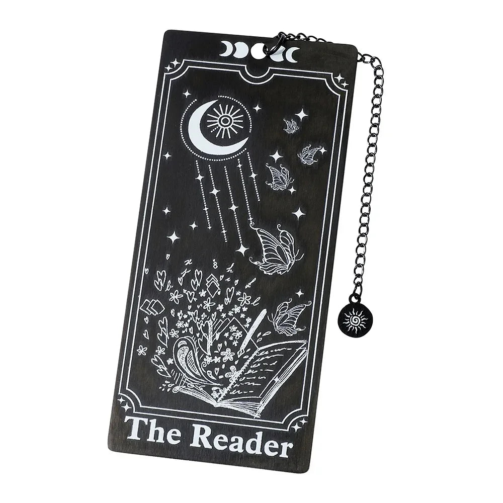 Marque page The reader Lune noir-1