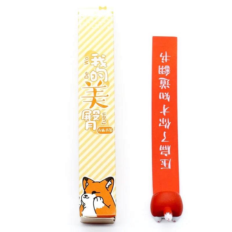 Marque page chat mignon rouge-1
