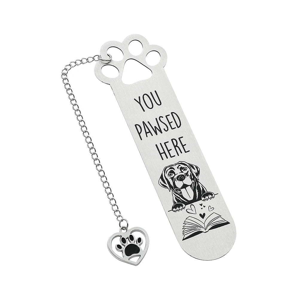 Marque page en acier inoxidable Bulldog-1