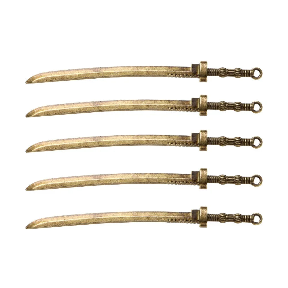 Marque page jeu de 5 sabres dorés-1