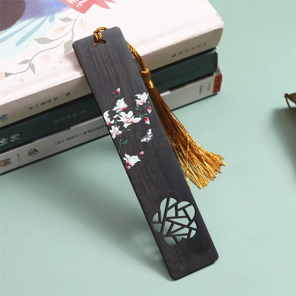 Marque page style chinois papillons volants-1