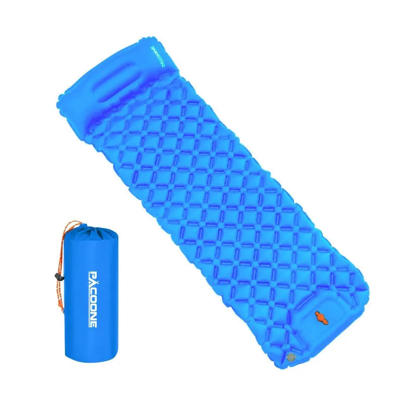 Matelas de lecture gonflable Bleu-1