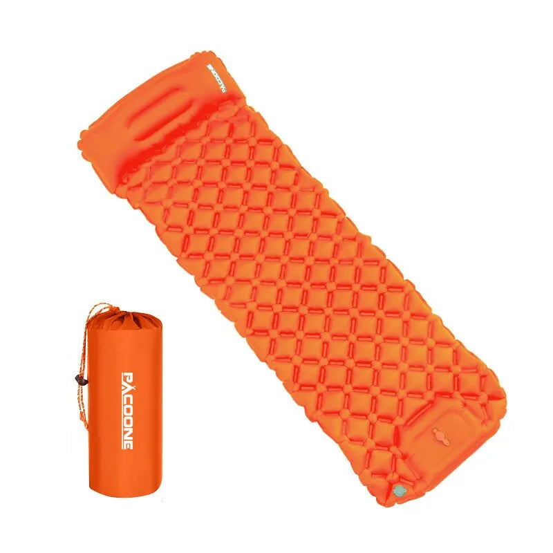 Matelas de lecture gonflable Orange-1