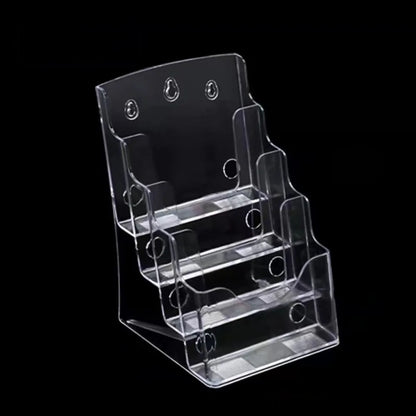 Porte Revue en acrylique transparent compartimenté