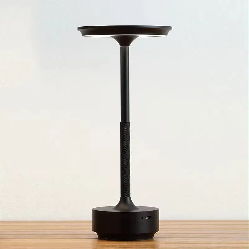 Lampe de lecture noire type abat-jour