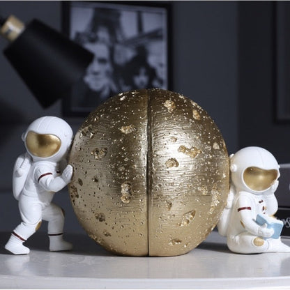 Serre-Livre-Astronaute-Planete-Dore-2serre-livres3256803961503371-a pair golden