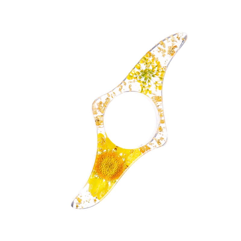 bague-de-lecture-fleur-jaune-1-bague de lecture