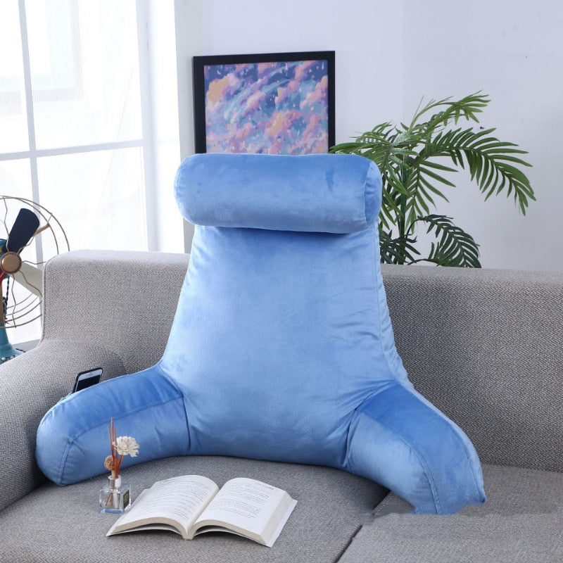 Coussin-de-Lecture-Ergonomique-Bleu-Ciel1coussin de lecture3256805123236220-Sky blue-65x46x25cm