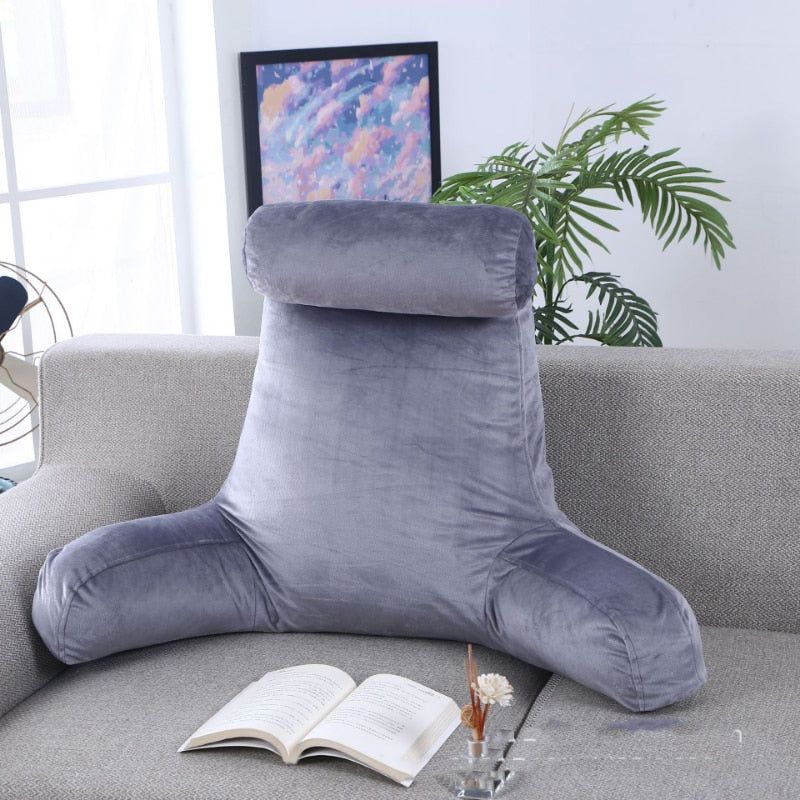 Coussin-de-Lecture-Ergonomique-Bleu-Gris1coussin de lecture3256805123236220-Grey-65x46x25cm