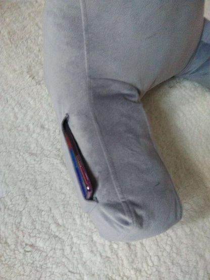 Coussin-de-Lecture-Ergonomique-Bleu-Gris4coussin de lecture3256805123236220-Grey-65x46x25cm