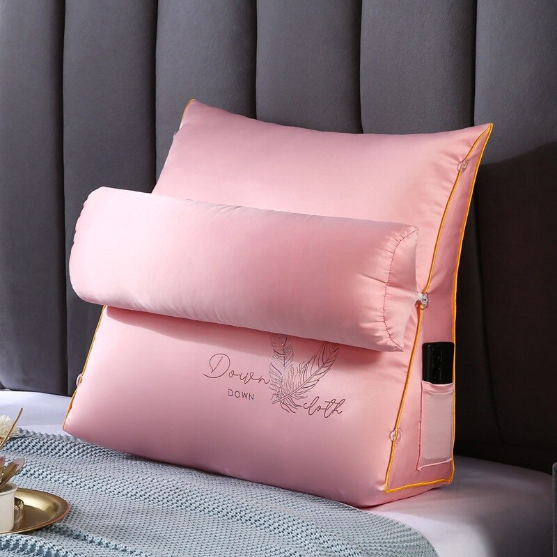 Coussin-de-Lecture-Prestige-Rose1coussin de lecture3256804612896262-yazhi pink-L 60x50x20cm