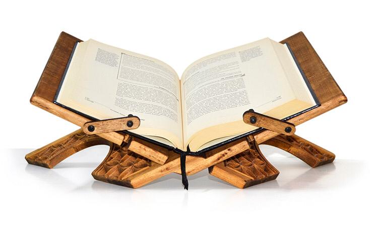 Acheter support livre ouvert en bois  objet en bois pour tenir livre  ouvert (truc et astuce)