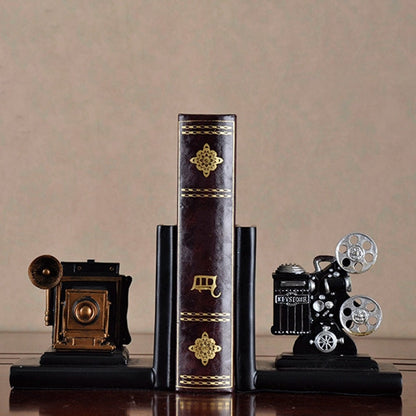 Serre-Livre-Appareil-Photo-Retro3serre-livres3256803192079699-Black