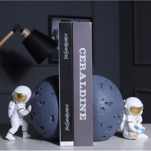 Serre-Livre-Astronaute-Planete-Bleu-Gauche2serre-livres3256803961503371-B2