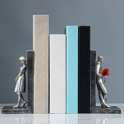 Serre-Livre-Banksy-Amoureux-Argente3serre-livres3256804164163656-Silver