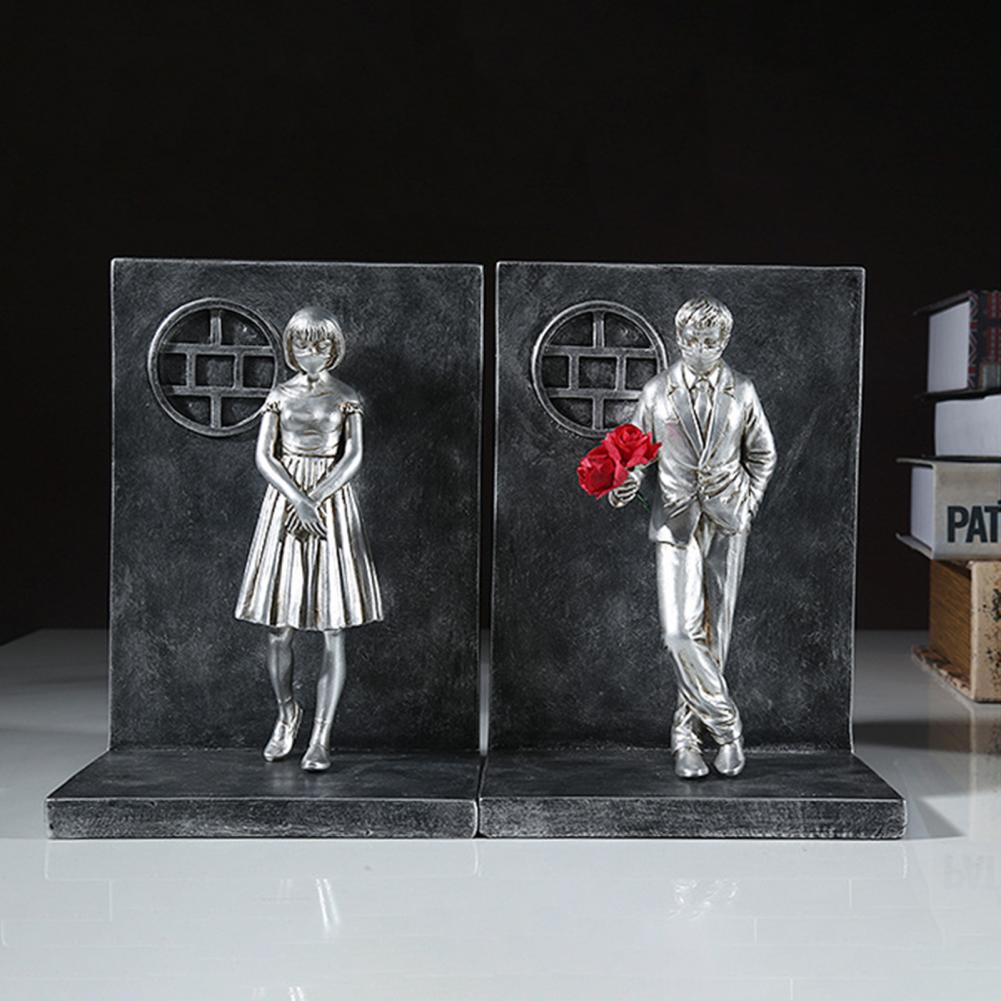 Serre-Livre-Banksy-Amoureux-Argente5serre-livres3256804164163656-Silver