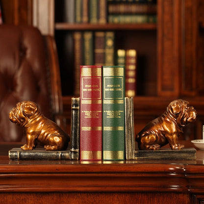 Serre-Livre-Bebe-Bulldog-Dore1serre-livres3256805272158435-Gold -1pcs