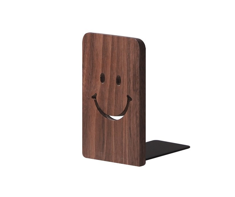 Serre-Livre-Bois-Sourire-Noyer2serre-livres3256804659441977-(thickness 9mm)14.5