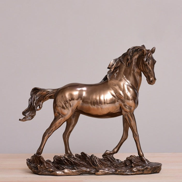 Serre-Livre Bronze Cheval Majestueux - Serre-livre Design