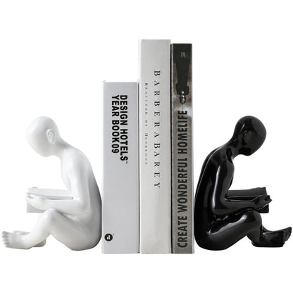 Serre-Livre-Ceramique-Lecteur-Yang4serre-livres3256801747304849-1pcs white