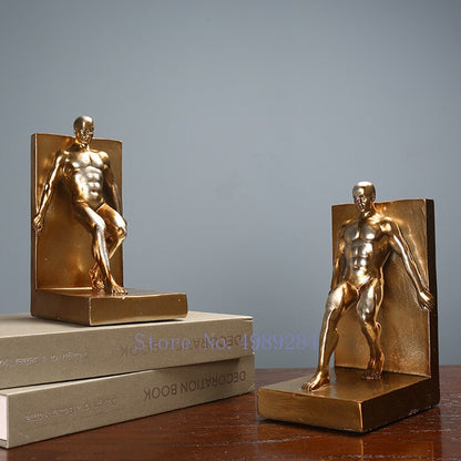 Geruwam penseur Homme lisant - Figurines penseur pour étagères, Décoration d 'intérieur Moderne | Livre Lecture Figurine d'or, décor à la Maison Moderne pour l'étagère d'étagère Geruwam penseur Homme lisant - Figurines penseur pour étagères, Décoration d 'intérieur Moderne | Livre Lecture Figurine d'or, décor à la Maison Moderne pour l'étagère d'étagère